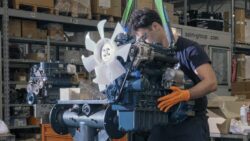 Photo from SAIM 75th anniversary exhibition in Milan