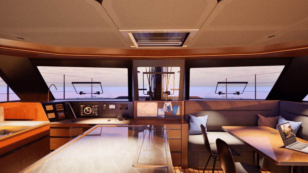 The Shift 54+ catamaran by Shift Yachts