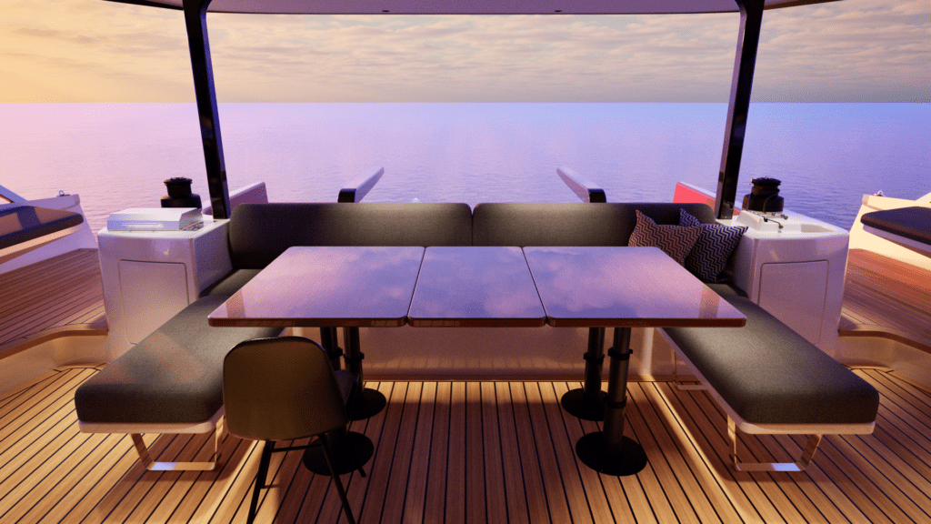 The Shift 54+ catamaran by Shift Yachts