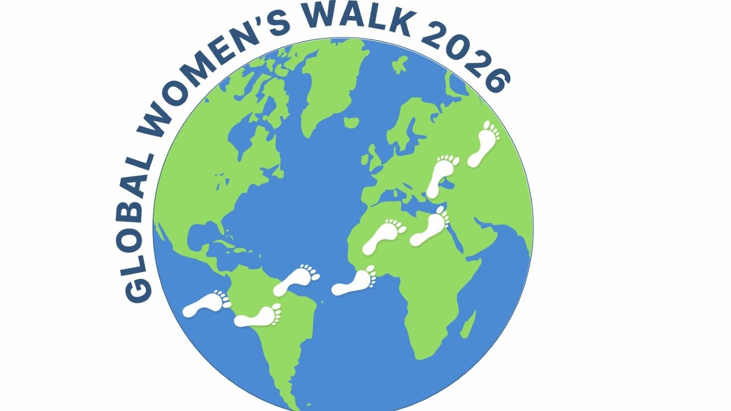 Global women's walk logo