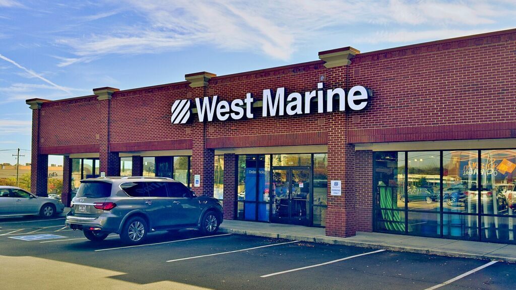 West Marine boating and fishing supply store in Knoxville, Tennessee
