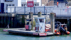 red diesel fuel pontoon