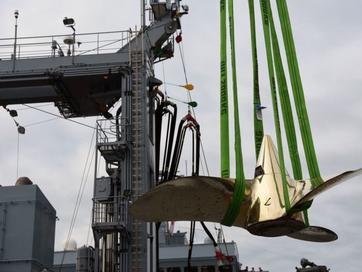 Illegally Salvaged U Boat Propeller Given Back To German Navy In Plymouth Marine Industry News