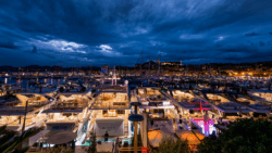 storm clouds gather over Cannes in 2018