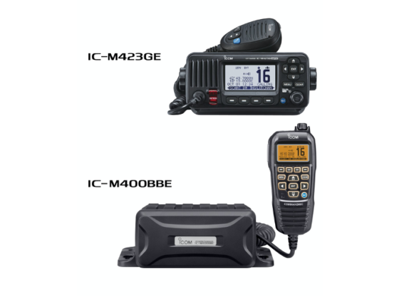 Icom Bring IC-M423G And IC-M400BB Fixed Marine VHF Radios Back - Marine ...