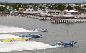 Class 1 race start at Myers Beach 2019 - Credit Pete Boden
