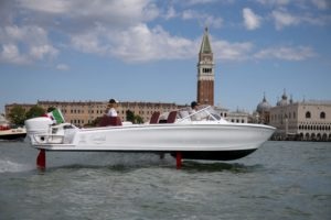 VIDEO: Electric hydrofoil skims through Venice and could save sinking city