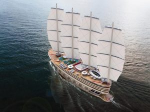 Futuristic sailing gigayacht concept unveiled