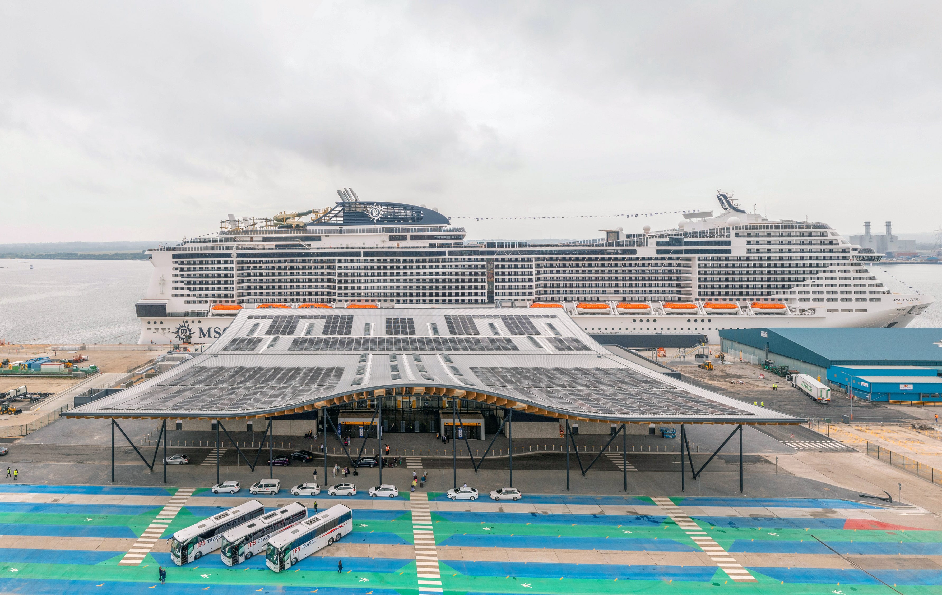 Southampton's new cruise terminal receives first vessel Marine
