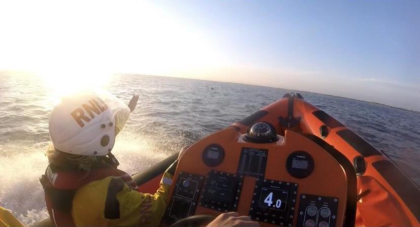 RNLI Brighton attend a call-out