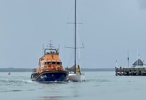 Sailing boat struck by lightning off Isle Of Wight