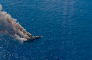 US Navy sinks Ex-USS Ingraham frigate during live-fire exercise off Hawaii