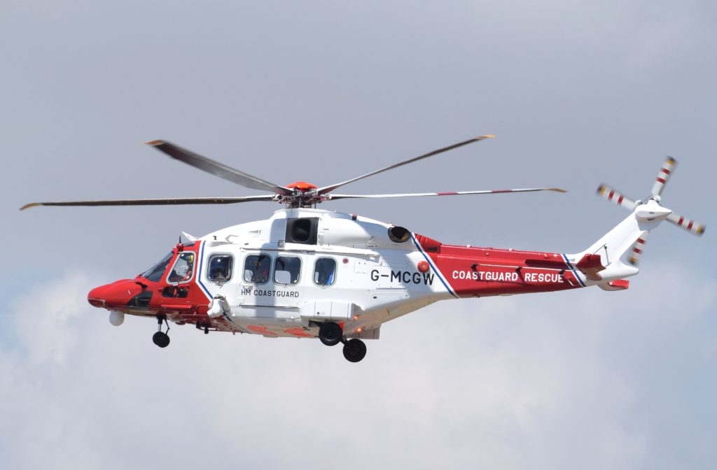Helicóptero HM Coastguard