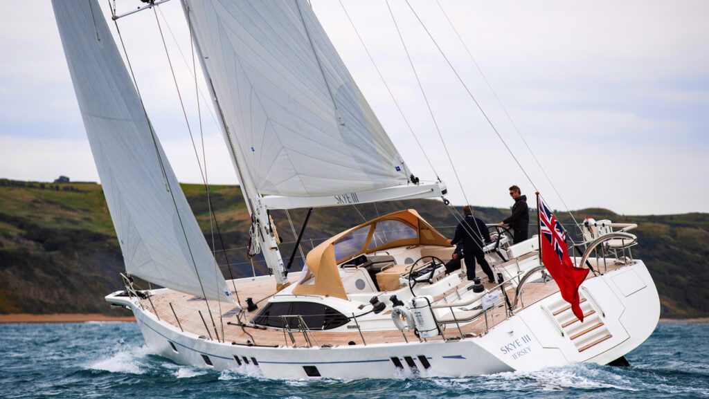 Oyster in full sail