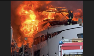 VIDEO: Fire breaks out at Ferretti factory