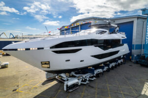 Sunseeker launches 100 Yacht in Poole