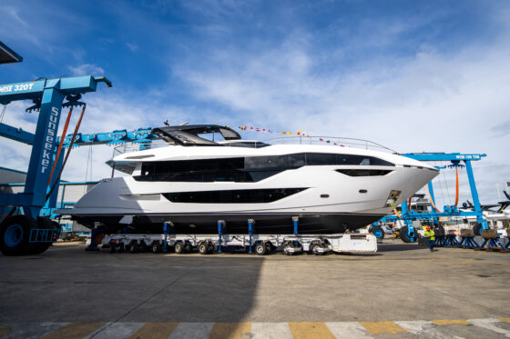 Sunseeker 100 Yacht launch