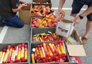 Pains Wessex collects over 3,500 unsafe pyrotechnics