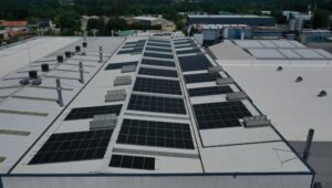 Venture Boat Group solar panel array