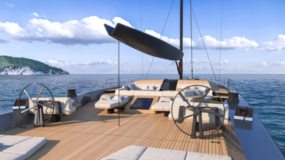 wallywind 110 sailing yacht deck