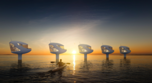 rendered image of seapods as floating city
