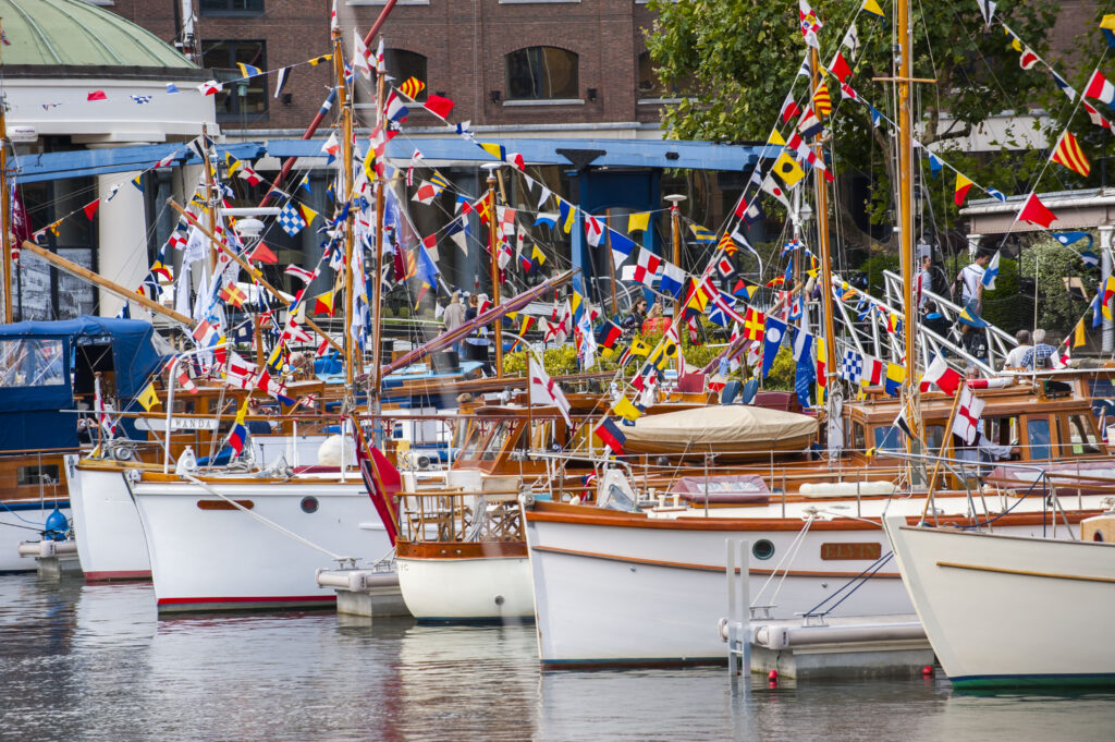 Festival de barcos clásicos de St. Katharine Docks. © Lucy Young 2017 07799118984 lucyyounguk@gmail.com www.lucyyoungphotos.co.uk