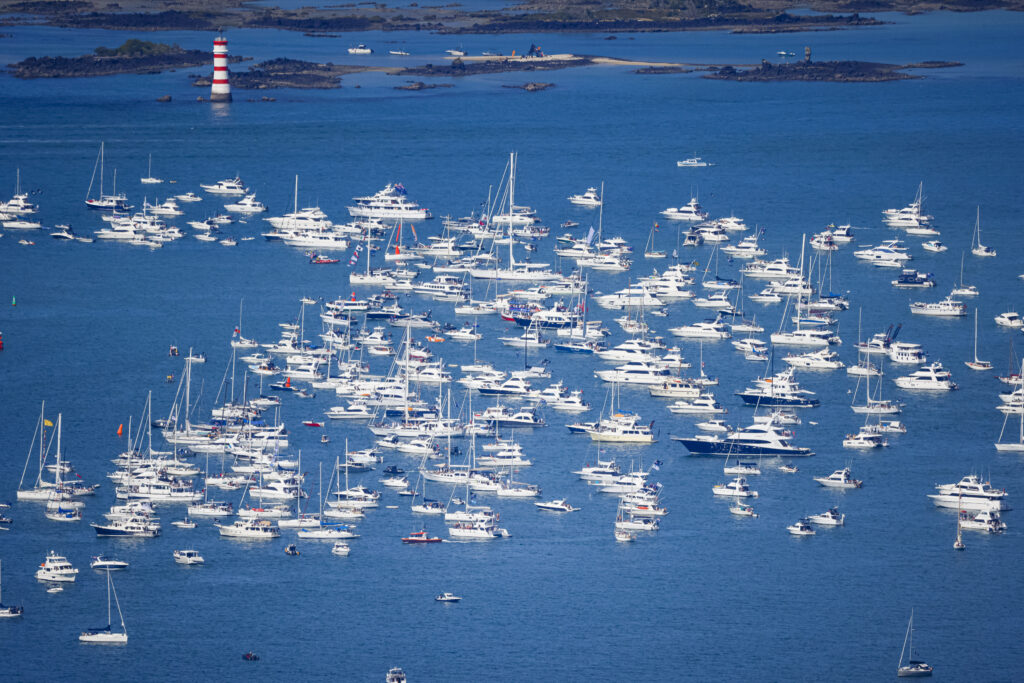 America’s Cup Match  from above