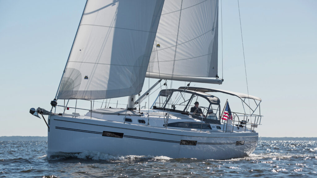 Catalina 425 at the Annapolis Sailboat Show, Annapolis MD