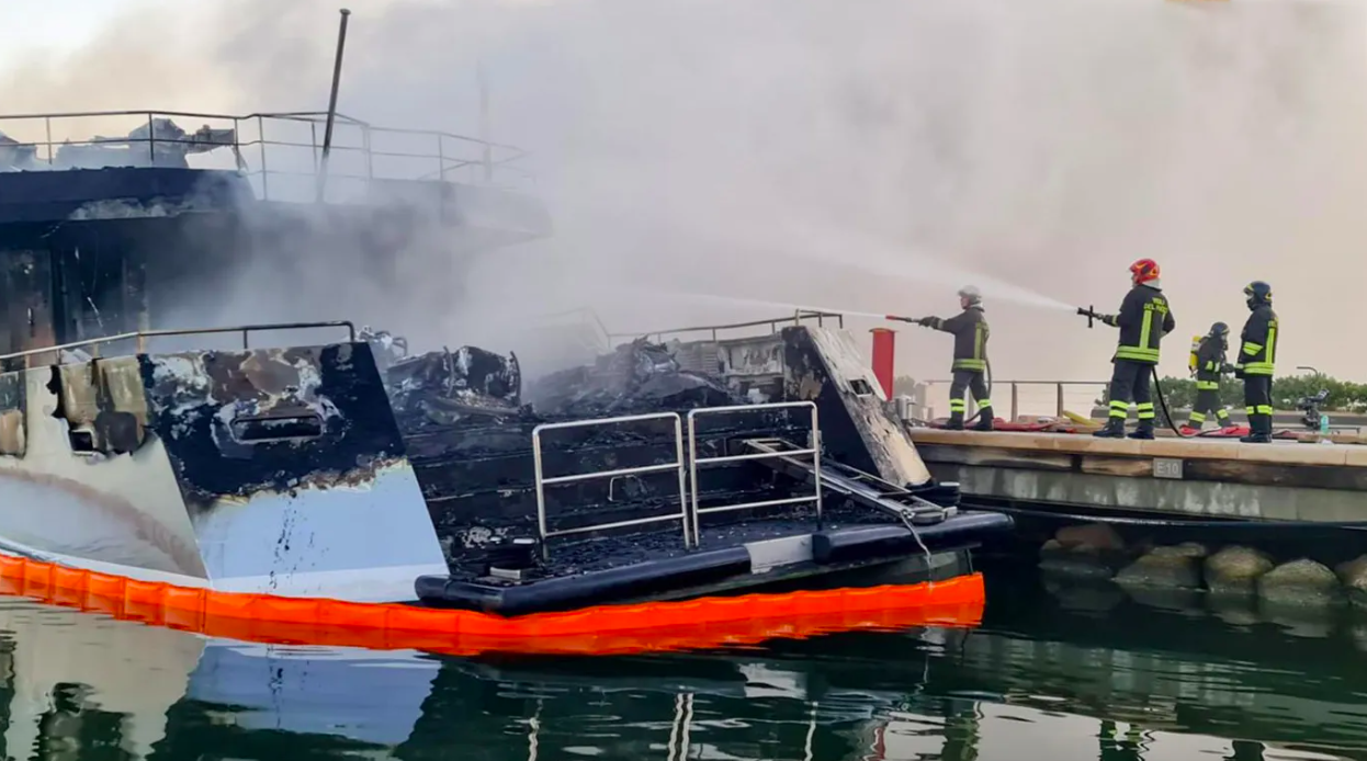 Lithiumion batteries contributed to 2021's fire on MY Siempre