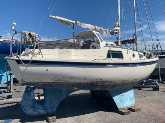 A derelict boat at end of life