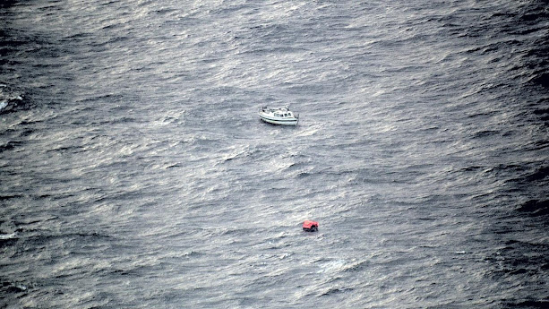 HM Coastguard helped rescue a sailor from a damaged yacht