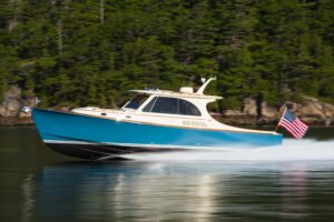 Hinckley Picnic Boat 40S à Somes Sound, Maine