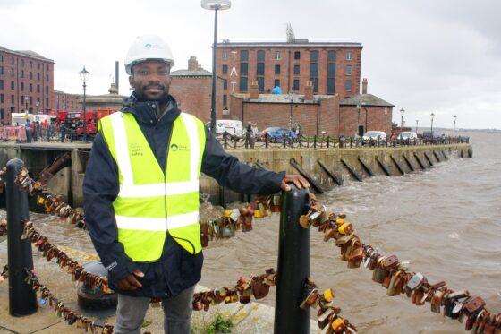 Liverpool Albert Dock project manager Curtis Udogu