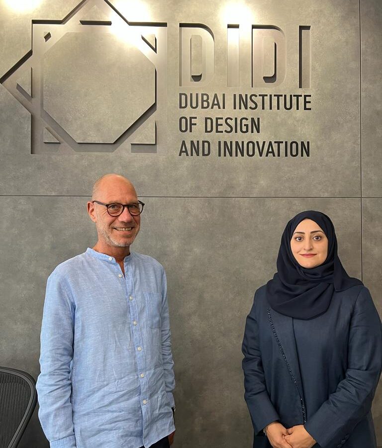 Prof. Elmar from DIDI and Abeer Alshaali, Deputy Managing Director at Gulf Craft