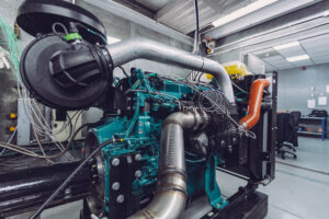 Motor a hidrogênio Volvo Penta bicombustível