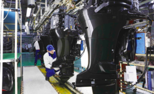 Suzuki outboards in production