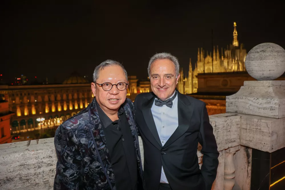 Dr Peter Lam, Chairman at Lai Sun Group, and Paolo Casani, CEO at Camper & Nicholsons