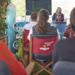 Speaker at outdoor event Galaxia Electric Boat Show in Portugal
