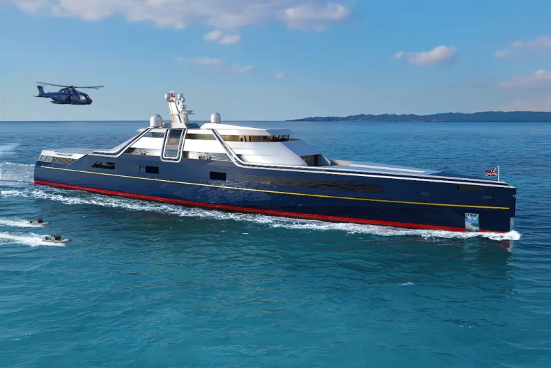 Vitrivius Yachts national flagship rendering