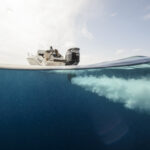 Propeller wash underwater