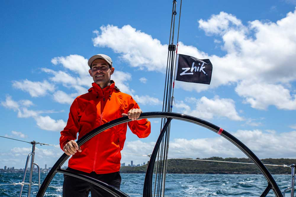 Zhik CEO Mat Belcher OAM, medalhista olímpico triplo e velejador olímpico de maior sucesso da Austrália