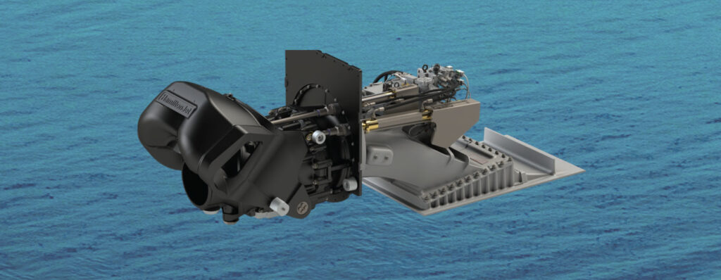 Схема водометного двигателя HamiltonJet