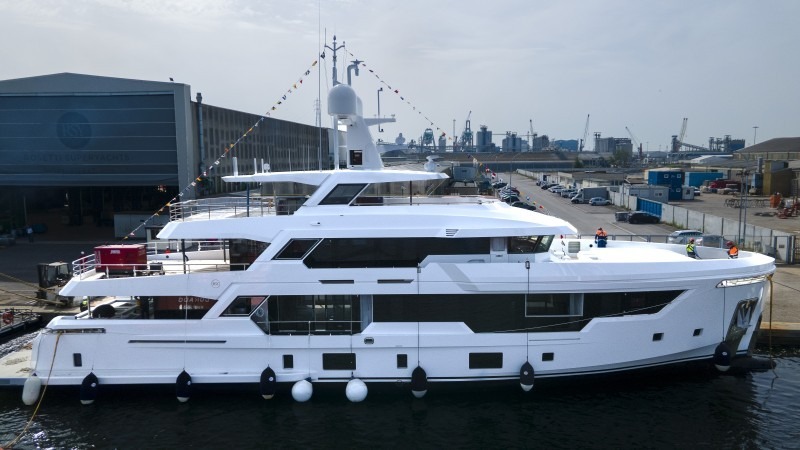 Lanzamiento del segundo buque de Rosetti Superyachts: RSY 38M EXP