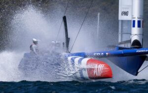オリエント エクスプレス レーシング チーム 4 チームのうち XNUMX チームが、SailGP シーズン XNUMX の SailGP フランス チームの一員として出走しています © Felix Diemer SailGP