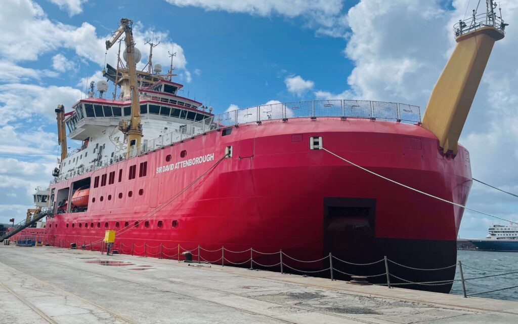 RRS Sir David Attenborough SDA at Rosyth