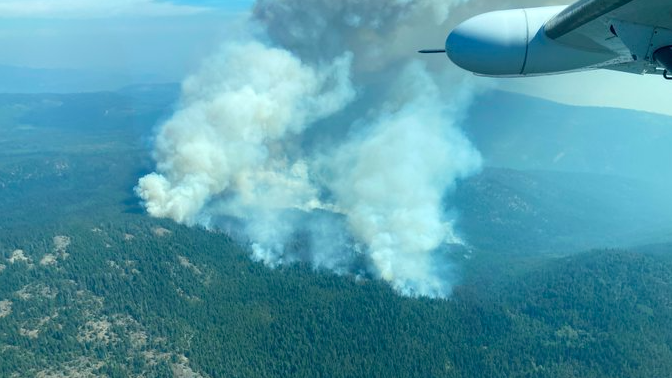 Servicio de Incendios Forestales de Columbia Británica, McDougall Creek Fire