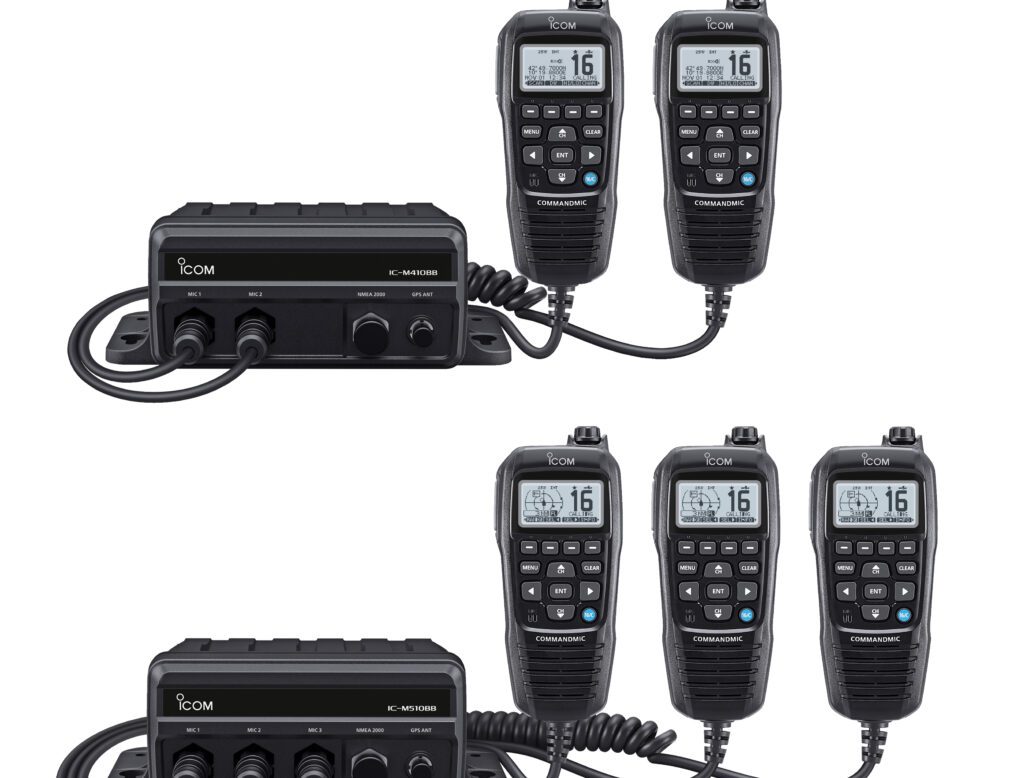 تقدم Icom أجهزة راديو Black Box VHF