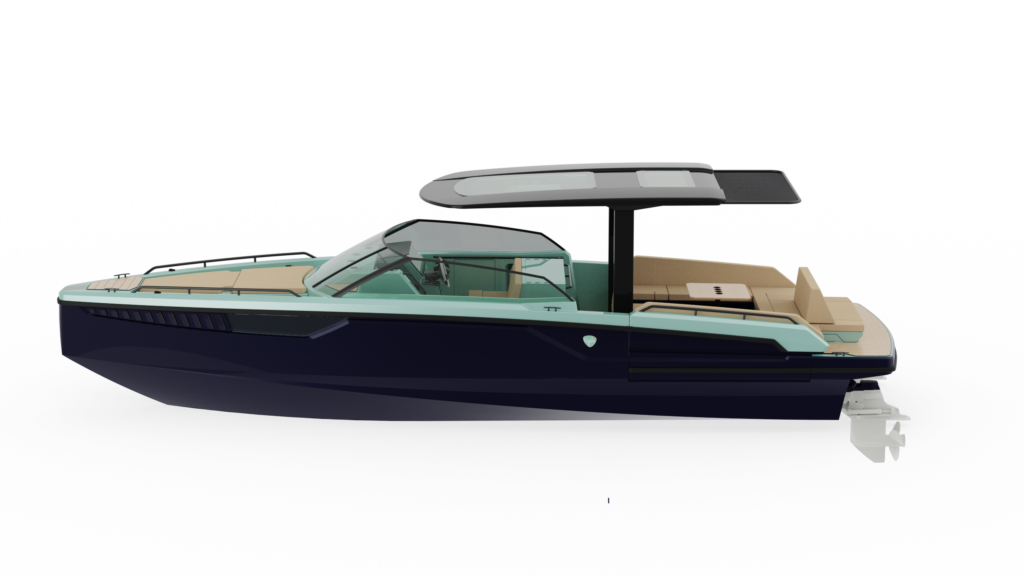 Ripple Boats electric dayboat rendering