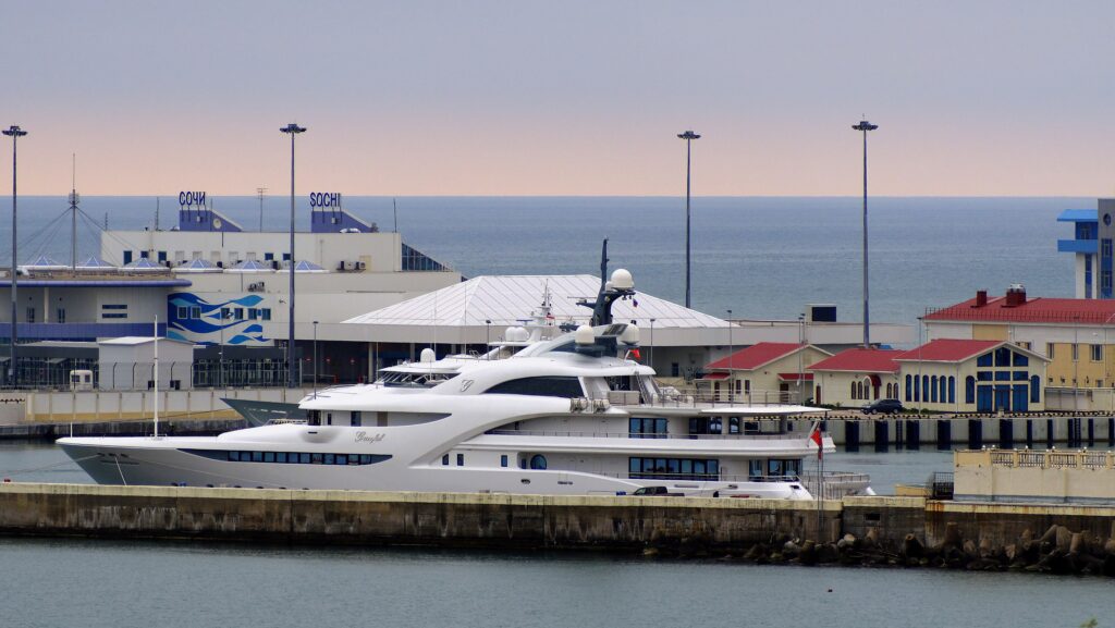 Superyacht Graceful at Sochi.