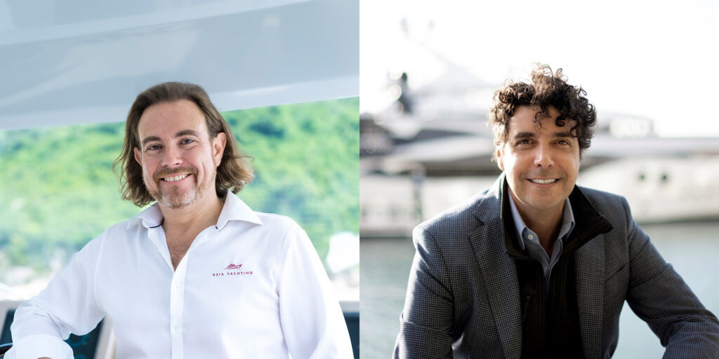 Asia Yachting CEO Olivier Besson & BlackOrange Director Greg Gheraia